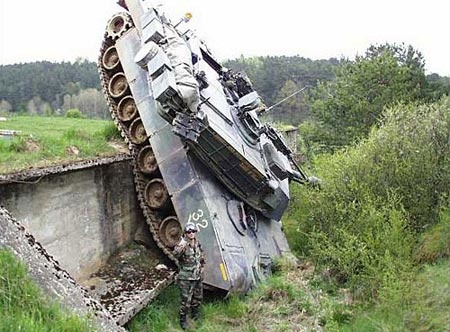 Tank baleset