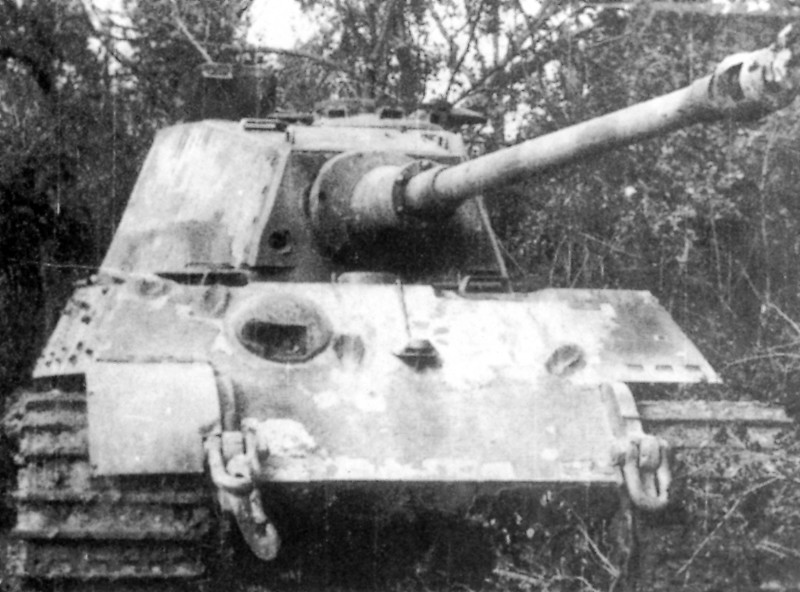 Tigris II / Tiger II punctured in front turret