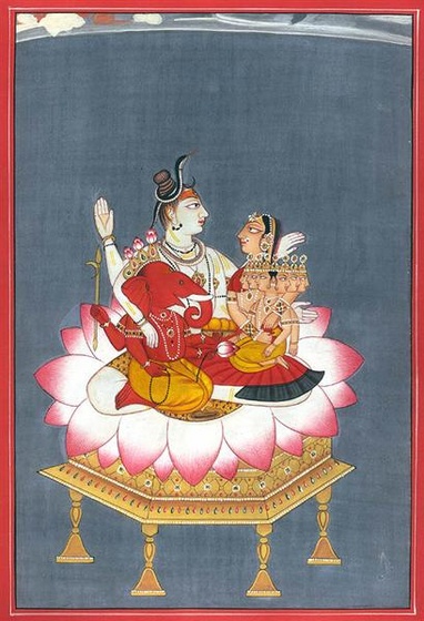 lord shiva family hj08 (Medium)