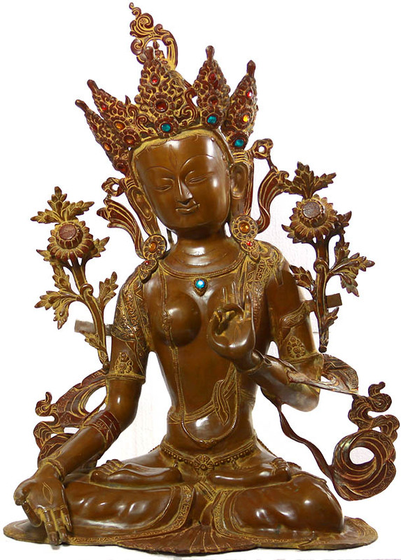 goddess white tara with seven eyes bestows long ro81