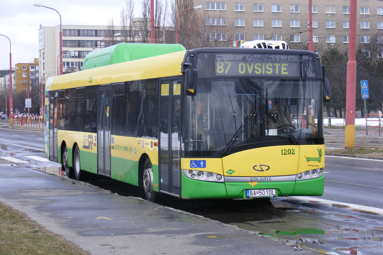 Pozsonyi busz BA 501OL