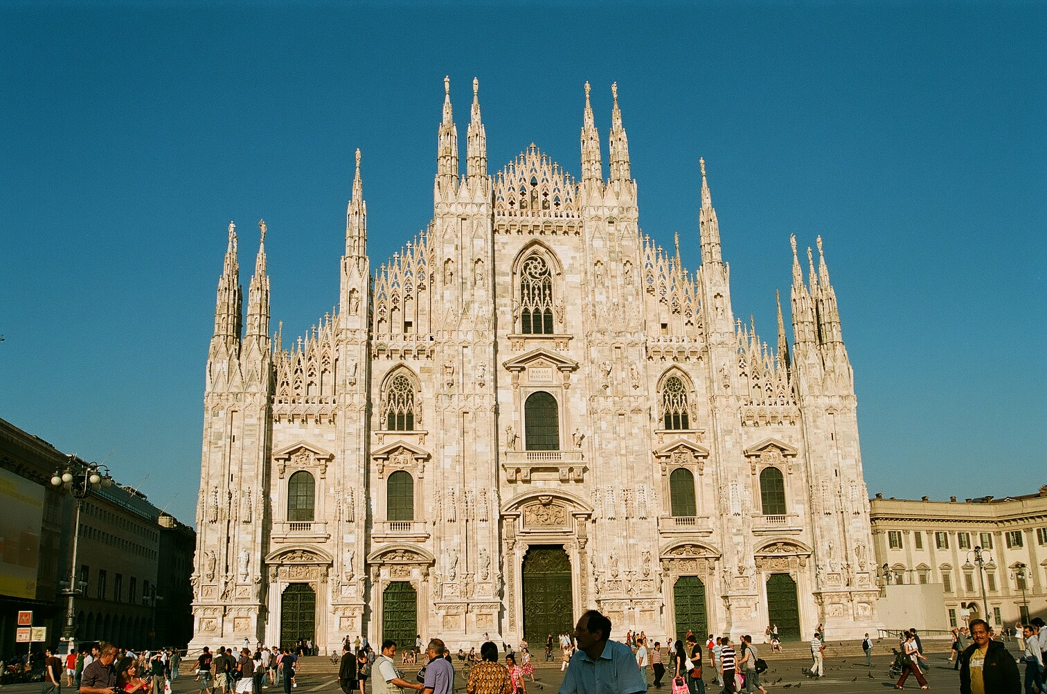 Milano, Dóm délutáni fényben